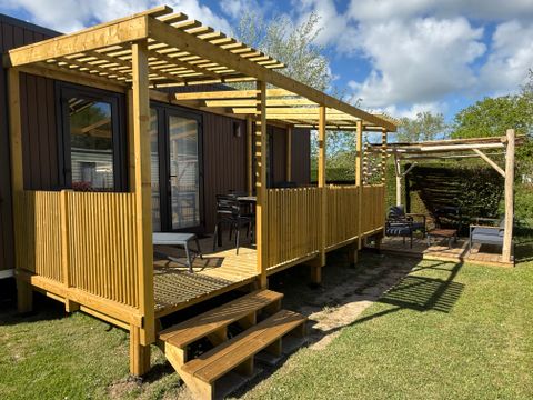 MOBILHOME 4 personnes - Luxe climatisé - 2 chambres - 2 salles de bain - 2 WC (année 2025)