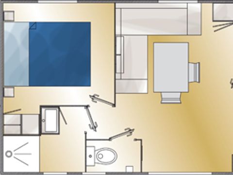 MOBILHOME 4 personnes - COTTAGE BALTIC (arrivée le dimanche)