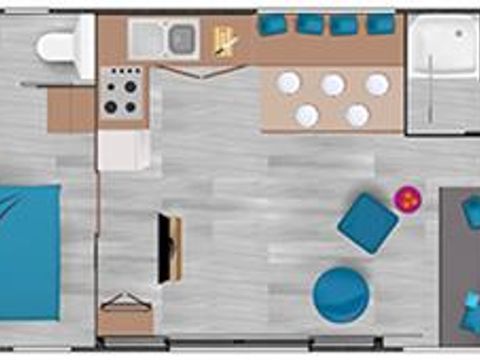 MOBILHOME 5 personnes - TAOS - LUXE