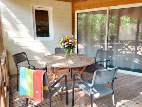 MOBILHOME 5 personnes - Chalet zen 2CH 5PERS