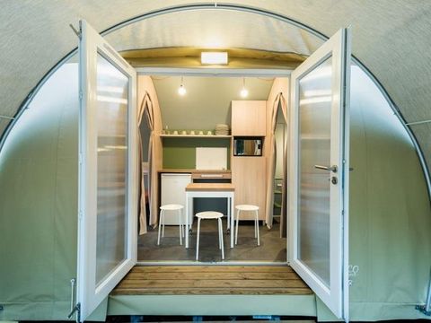 Tente en toile et en bois 4 personnes - Coco Sweet 2 chambres