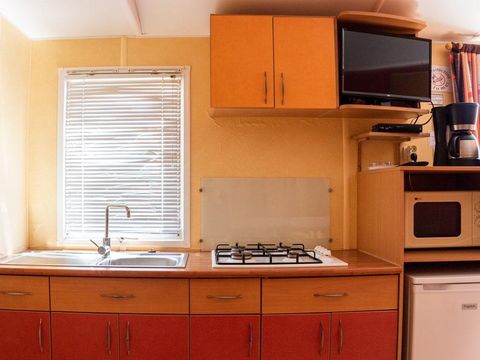 MOBILHOME 4 personnes - Retro Tonnelle 4 personnes - 2 chambres