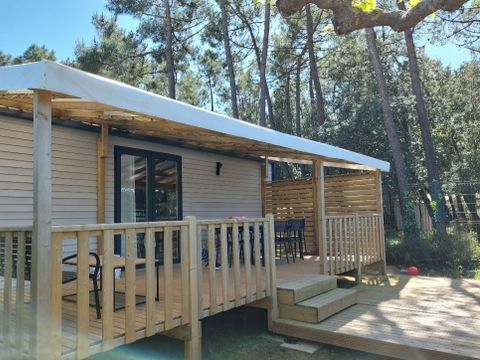 MOBILHOME 6 personnes - Contemporain Côté jardin 6 personnes - 3 chambres