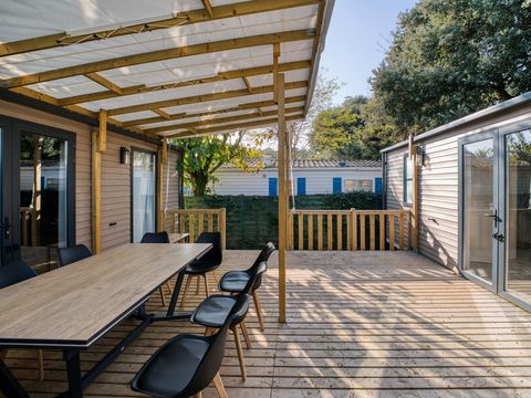 MOBILHOME 10 personnes - Tribu deux logements côte à côte