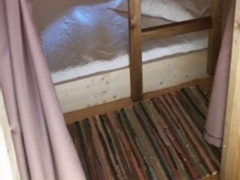 Tente en toile et en bois 6 personnes - Lodge 4 saisons