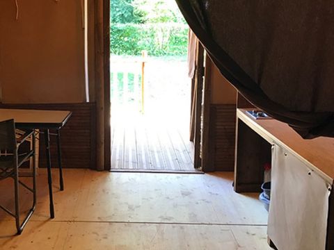 Tente en toile et en bois 2 personnes - PMR (sans sanitaires)