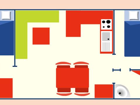 MOBILHOME 4 personnes - TITANIA