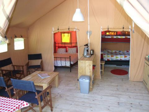 Bungalow toilé 4 personnes - Safaritent Ensuite La Perle