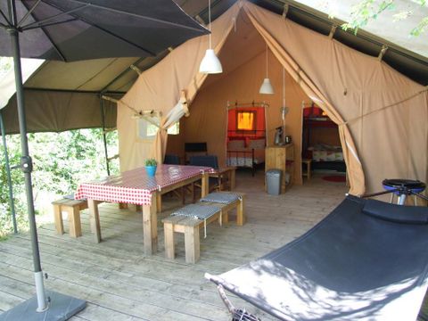 Bungalow toilé 4 personnes - Safaritent Ensuite La Perle