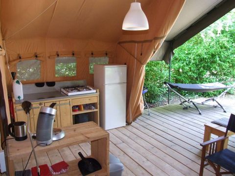 Bungalow toilé 4 personnes - Safaritent Ensuite La Perle