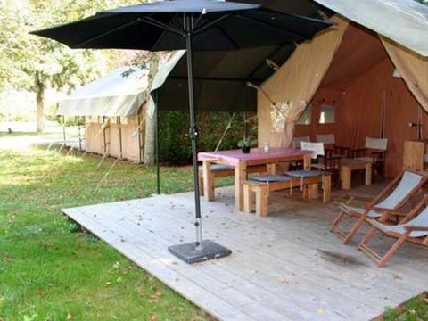 Bungalow toilé 4 personnes - Safaritent Ensuite La Perle