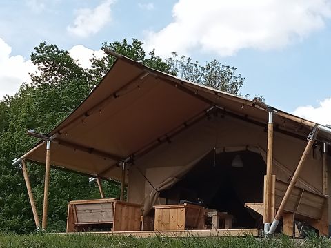 Tente en toile et en bois 5 personnes - TENTE SAFARI COLORADO