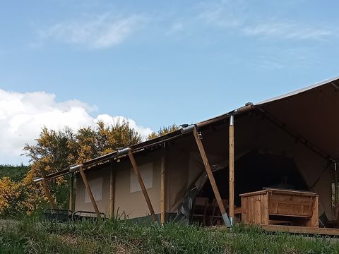 Tente en toile et en bois 5 personnes - TENTE SAFARI COLORADO