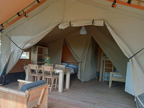 Tente en toile et en bois 5 personnes - TENTE SAFARI COLORADO
