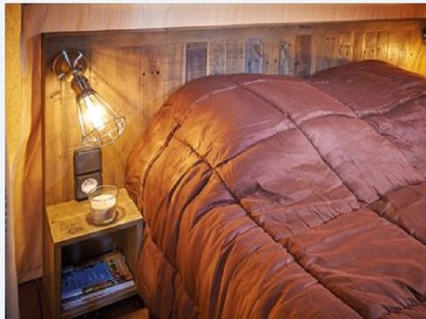 TENTE TOILE ET BOIS 5 personnes - Lodge Kenya 5 pers - 2 chambres