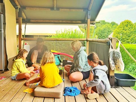 TENTE TOILE ET BOIS 5 personnes - Lodge Kenya 5 pers - 2 chambres