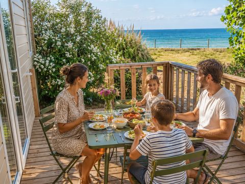 MOBILHOME 6 personnes - Cordélia Nouveauté (Vue sur mer en supplément 300€ à réservé avant l'arrivée)