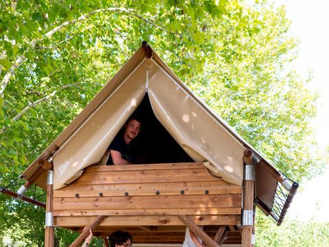 Hébergement 2 personnes - Bivouac sur pilotis