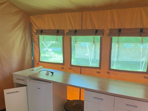 TENTE TOILE ET BOIS 6 personnes - SAFARI LODGE