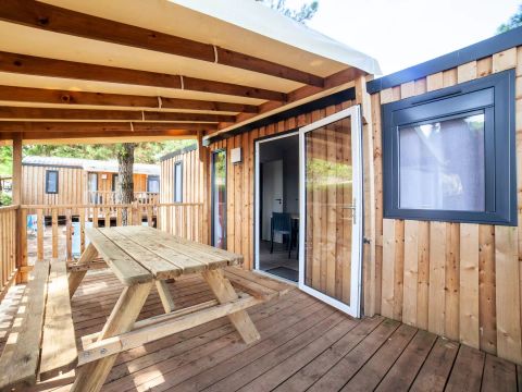 MOBILHOME 6 personnes - Eco 3 Pièces 4/6 Personnes + TV  (4 adultes et 2 enfants -18 ans),