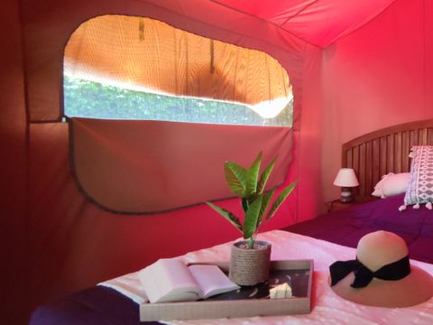 Tente en toile et en bois 5 personnes - LODGE NATURE FAMILLE
