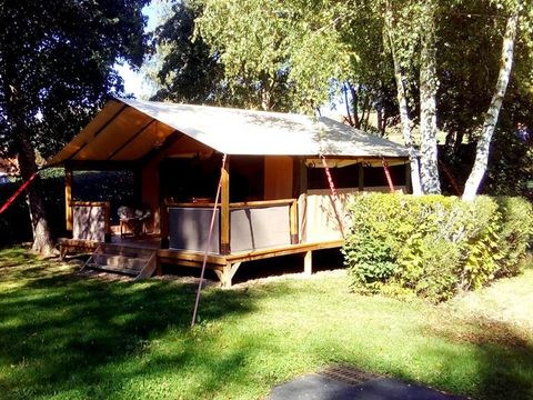 TENTE TOILE ET BOIS 5 personnes - LODGE NATURE FAMILLE