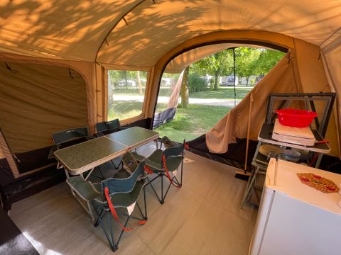 TENTE 2 personnes - Forfait Tente aménagée - Tente toute équipée