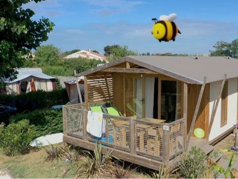 LODGE 4 personnes - Cabane lodge Sweet Flower Confort + 32m² 2 chambres 4 pers