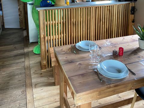 LODGE 4 personnes - Cabane lodge Sweet Flower Confort + 32m² 2 chambres 4 pers
