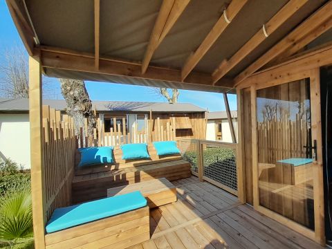 LODGE 4 personnes - Cabane lodge Sweet Flower Confort + 32m² 2 chambres 4 pers