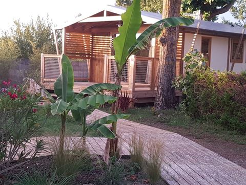 LODGE 4 personnes - Cabane lodge Sweet Flower Confort + 32m² 2 chambres 4 pers