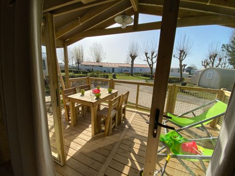 LODGE 4 personnes - Cabane lodge Sweet Flower Confort + 32m² 2 chambres 4 pers