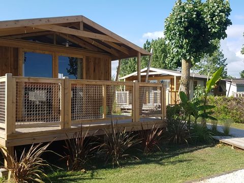 LODGE 4 personnes - Cabane lodge Sweet Flower Confort + 32m² 2 chambres 4 pers