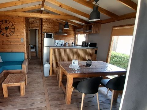LODGE 4 personnes - Cabane lodge Sweet Flower Confort + 32m² 2 chambres 4 pers