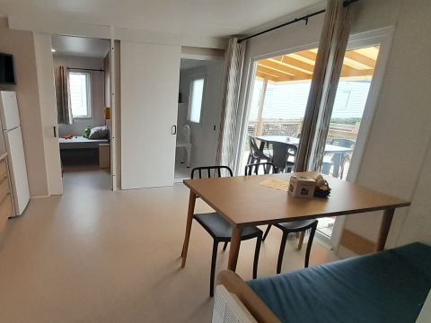 MOBILHOME 4 personnes - Mobil-home Confort 34m² + TV + CLIM 2 chambres - PMR 4 pers