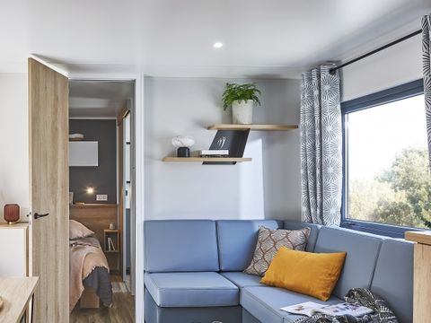 MOBILHOME 6 personnes - Premium 3 chambres 37m² - 2 salles de bain + TV