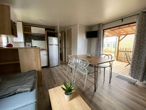 MOBILHOME 6 personnes - Mobil-home Premium 3 chambres 37m² - 2 salles de bain + TV 6 pers