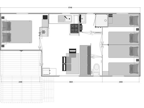 CHALET 6 personnes - Chalet Premium 3CH 6 pers