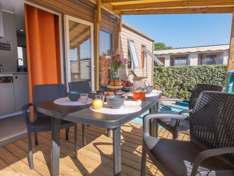 Mobilhome 6 personnes - Select - TV lave-vaisselle Clim Plancha - 3 chambres