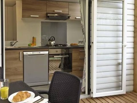 BUNGALOW 4 personnes - Mobil-home | Premium | 2 Ch. | 4 Pers. | Terrasse surélevée