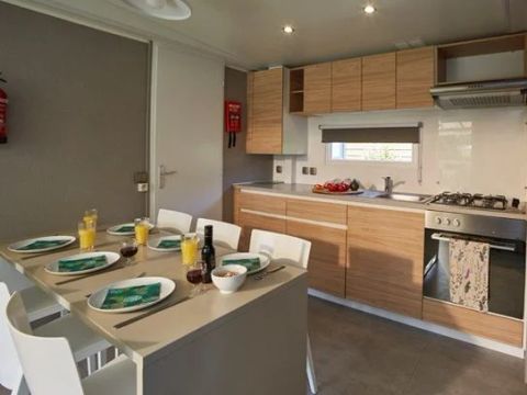 Mobilhome 6 personnes - Mobil-home | Comfort XL | 3 Ch. | 6 Pers. | Terrasse surélevée