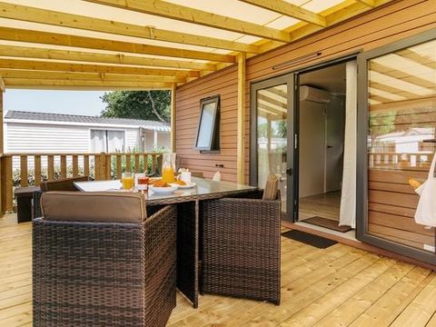 MOBILHOME 6 personnes - Mobil-home | Premium | 3 Ch. | 6 Pers. | Terrasse surélevée