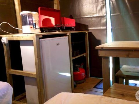 TENTE TOILE ET BOIS 2 personnes - Lodg'Yssée 1 chambre 7 m²