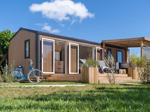 MOBILHOME 6 personnes - Mobil Home 3 ch 6 pers Terrasse semi-couverte TV LV Clim