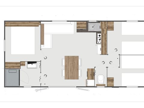 MOBILHOME 6 personnes - 3 chambres