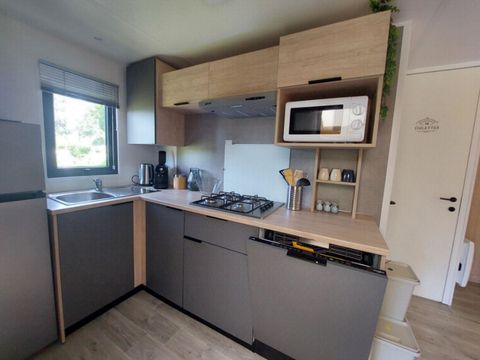 MOBILHOME 5 personnes - Mobil home Prestige 4+1 personnes & Airco