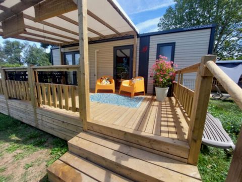 MOBILHOME 5 personnes - Mobil home Prestige 4+1 personnes & Airco