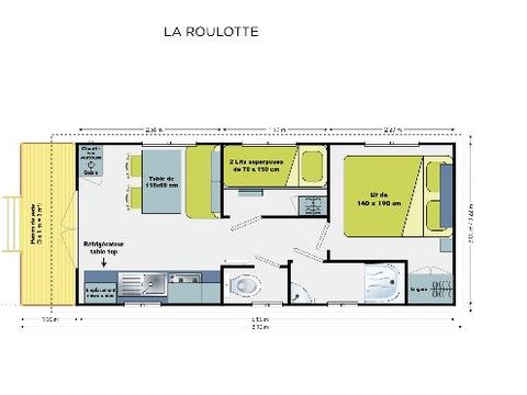 Hébergement 4 personnes - Standard