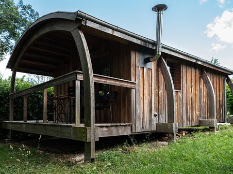 Chalet 2 personnes - Cabane Standard - 25m² - 1 chambre - Terrasse couverte - TV