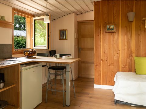 Chalet 2 personnes - Cabane Standard - 25m² - 1 chambre - Terrasse couverte - TV